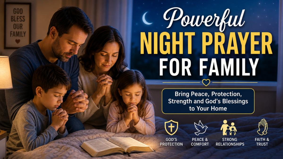 Powerful Night Prayer for Family