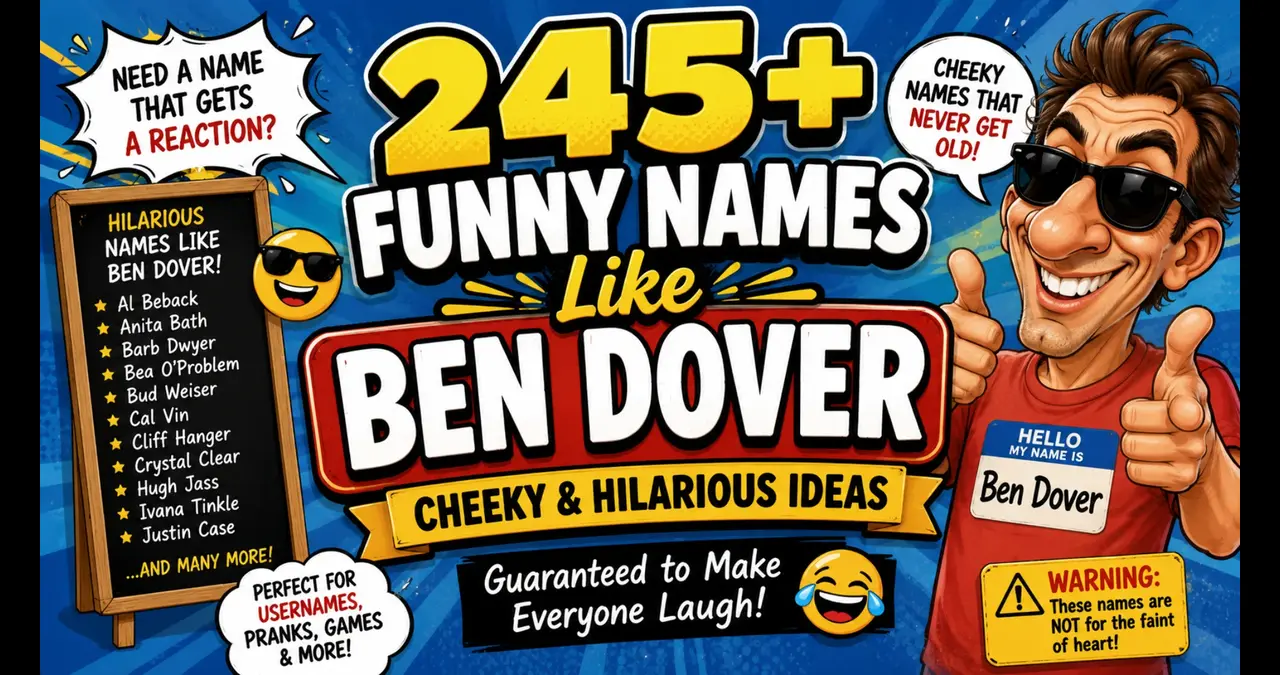 Funny Names Like Ben Dover