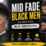 Mid Fade Black Men
