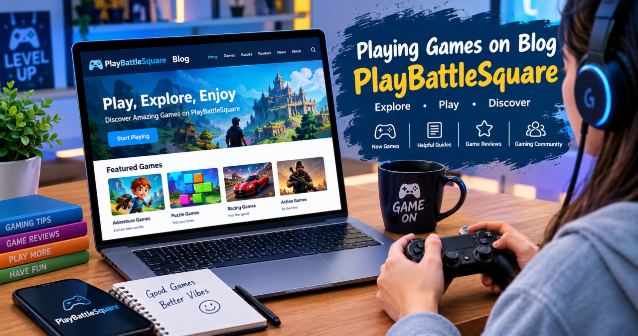 Playing Games on Blog PlayBattleSquare