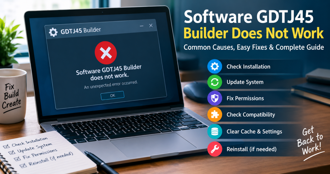 Software GDTJ45 Builder Does Not Work
