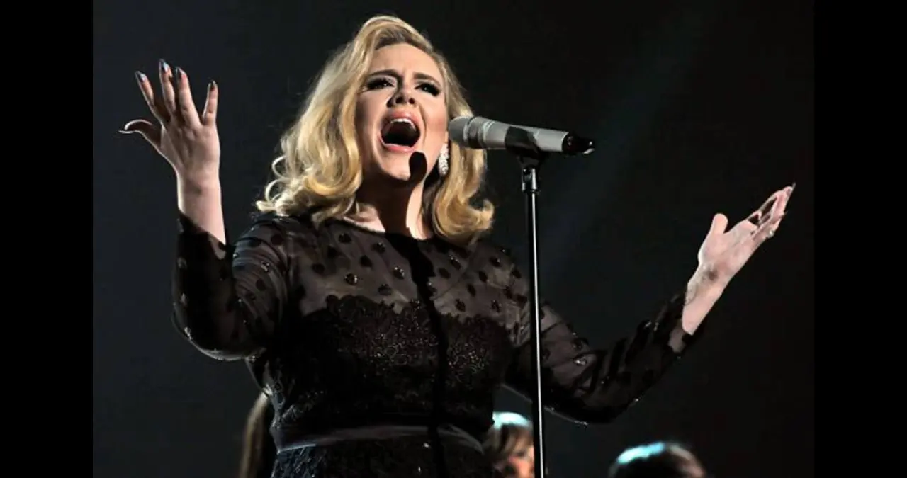 Jimmy Kimmel and Adele